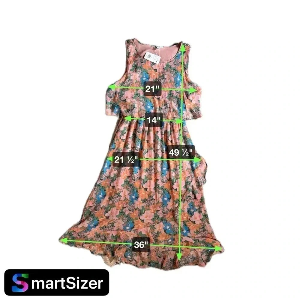 Marissa Olivia Floral Flowey Maxi Dress size XL - Picture 9 of 12